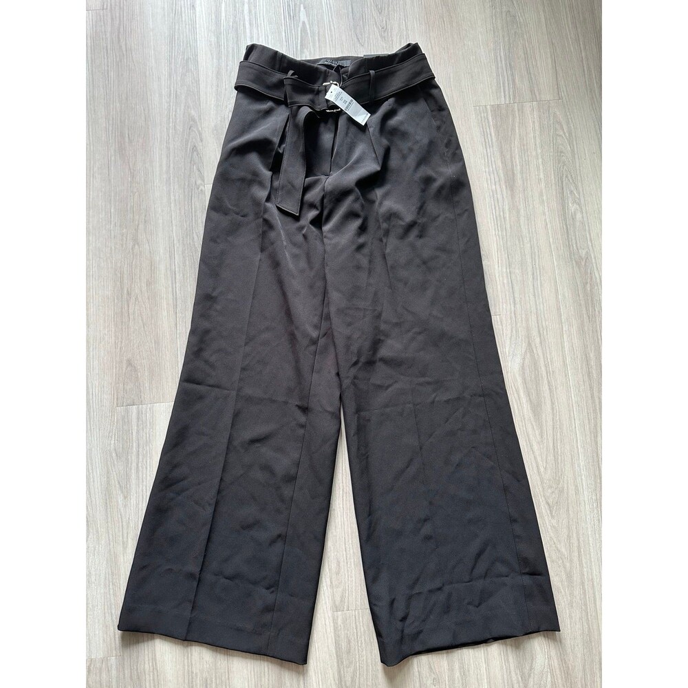 White House Black‎ Market High-Rise Luna Belted Wide Leg pants size 10R